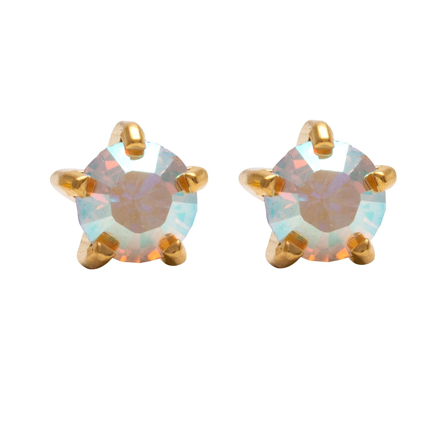 Studex Ab Crystal Tiffany Regular Gold Plated