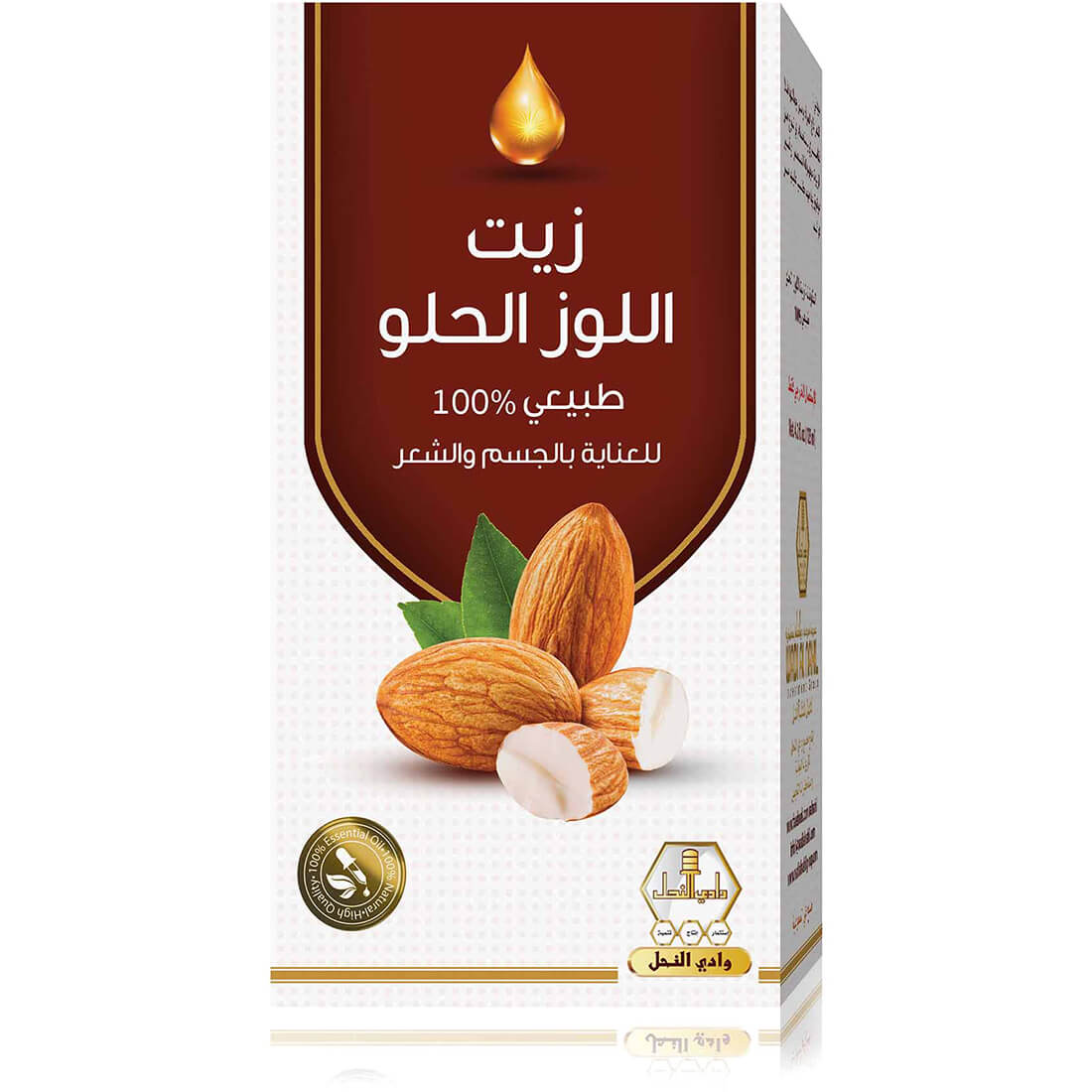 وادي - النحل زيت شعر اللوز الحلو 125 مل