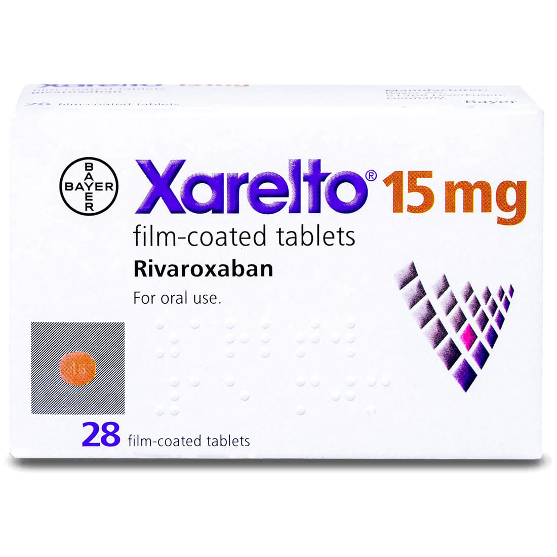 Xarelto 15mg 28tablet
